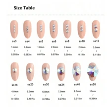 Round Flat Bottom Crystal Glass DIY Rhinestones, Hot Melt Glue Rhinestone Decorations For Room Decor, Crafts, Mirrors, Clothes, Shoes, Shirts, Hats, Gifts - Crystal AB - View 10