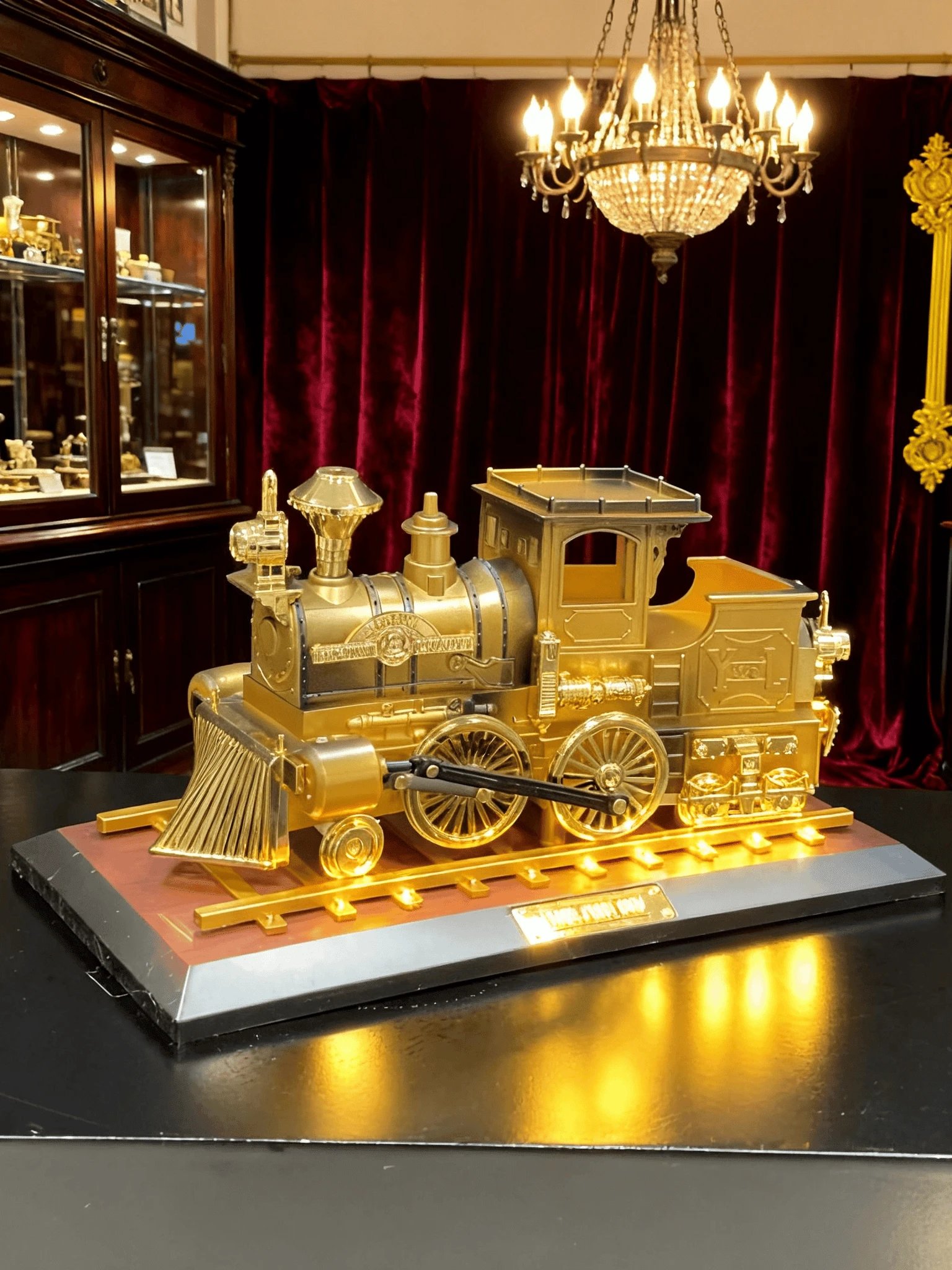 Caja de música con diseño de máquina de escribir vintage, Caja de música de proyector retro, Caja de música con diseño de gramófono vintage, Caja de música de tren vintage - Multicolor - Ver 1