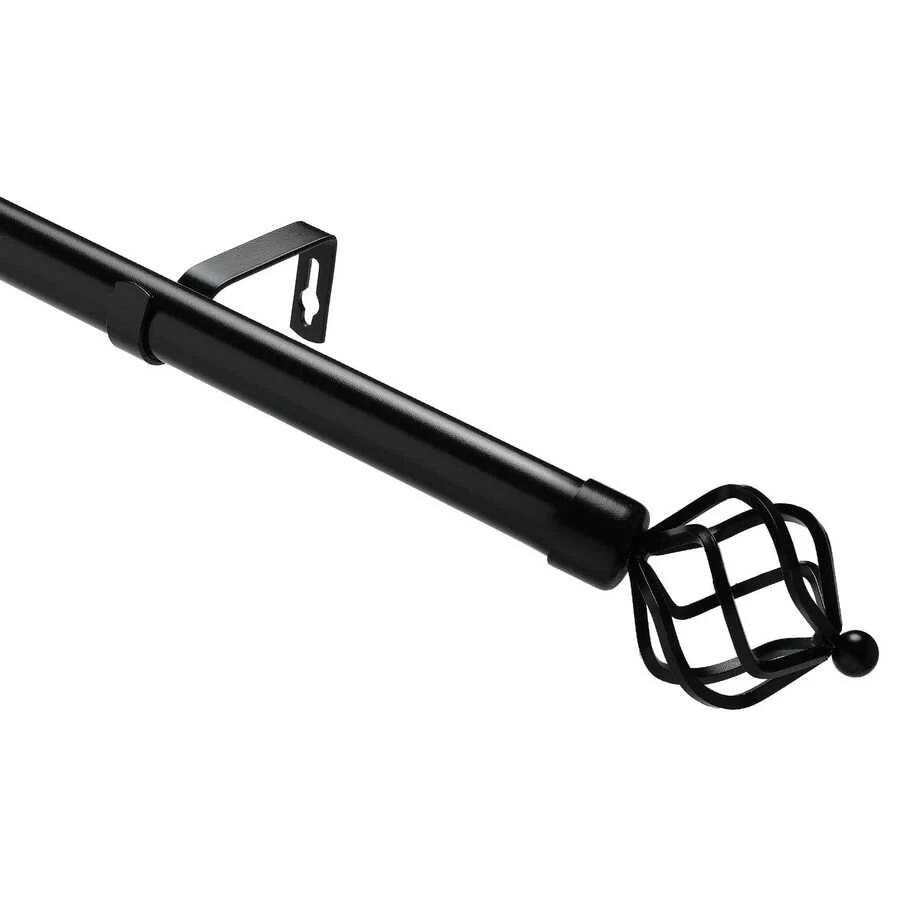 Casaisla Home Collection Cortinero de Metal Extensible (80 a 360 cm) Soporta 22 Kilogramos, Diámetro Exterior 25 mm, Elegante, Práctico y Ajustable, Para Ventanas Chicas, Medianas y Grandes