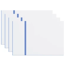 Printer Paper - White Panel With Blue Carving - View 8