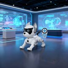 Intelligent Robot Dog - Remote Control, Special Effects Robot Dog, Dancing, Multi Functional, Intelligent Programming Companion Toy Christmas Gift Robot Dog, Wireless Remote Control Dog, AI Voice Control Can Connect To Mobile Phone - White - View 13