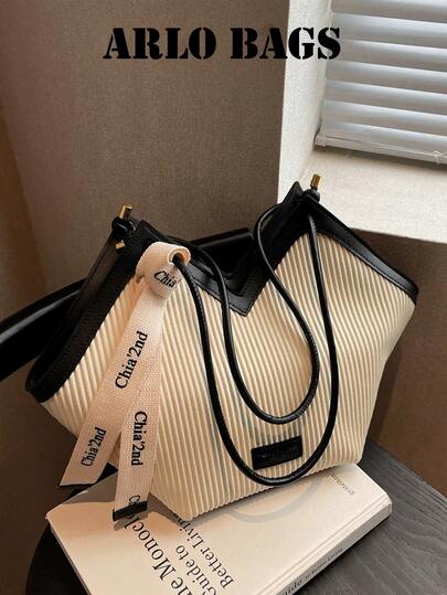 1pc PU Leather Minimalist Design Shoulder Bag, Suitable For Work, Fashionable Business Casual, Essential For Women, Perfect For Office, Business And Work