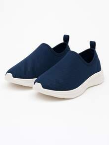 Unisex Kids' Easy-To-Fit Athletic Shoes - Sizes 20 To 34 - 藏蓝色 - 查看 2