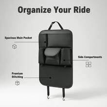 Large Capacity Genuine Leather Car Seat Back Storage Bag - Universal Fit, Suitable For All Vehicle Models | Dust-Proof, Scratch-Resistant Storage Solution - A - View 6