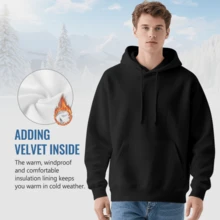 "From First Kiss To Last Breath" Skull Graphic Couple Hoodie ,Couple Hoodies Set Gothic Skull Print Long Sleeve Pullover Sweatshirt Men Women Casual Black Hooded Top For Lovers Valentine's Day - 1pc-男-黑-連帽衛衣 - 查看 3