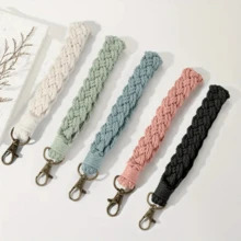 Llavero hecho a mano de estilo bohemio, llavero de coche, dije de bolso, pulsera - Multicolor - Ver 10