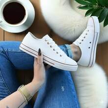 Casual Unisex Sneakers - Lightweight And Comfortable - White Bronze - View 3