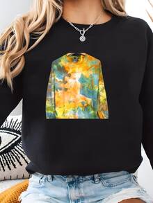Women Sports Sweatshirts - Black - View 1