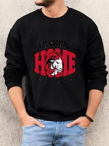 Mens Universidad Estatal Winston-m, Sudadera Winston-m, Sudadera Hbcu, Hbcu, Camiseta Universitaria Negra Sudadera - Negro - Ver 2