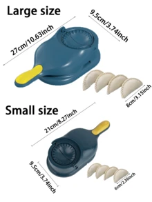 1pc 2-In-1 Dumpling Skin Maker, Creative Dumpling Machine, Manual Dumpling Maker, Suitable For Kitchen, Holiday Parties, Dumpling Skin & Dumpling Mold, Dough Pressing Machine, Kitchen Gadgets - Multicolor - View 5