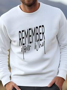 Mens Recuerda Tu Por Qué Camisa - Camisa Motivacional - Camisa Inspiradora - Recuerda Camisa - Por Qué Empezaste Camisa - Camiseta De Inspiración - Regalo Sudadera - Blanco - Ver 2