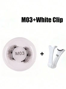 1对可重复使用的磁性假睫毛,自然妆效,无需胶水,柔软易戴易卸。假睫毛,睫毛,假睫毛,女士眼部礼物,假睫毛,假睫毛,假睫毛,假睫毛,假睫毛,假睫毛,假睫毛,圣诞节,磁性假睫毛 - 彩色 - 查看 8