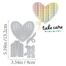 1 buc Kit A pulover Metal decupare matrițe, noi sosiri matrițe de decupare, șabloane de embosare pentru DIY Crafting Scrapbooking Consumabile, șablon matriță, album foto decorativ hârtie decupare matrițe pentru realizarea de cărți, DIY artizanat decorare