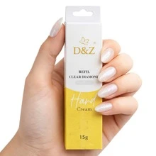 Refil Sachê 15g D&Z Gel Control Borboleta Gel Alongamento Para Unhas Clear Diamond - Clear Diamond - Visão 5