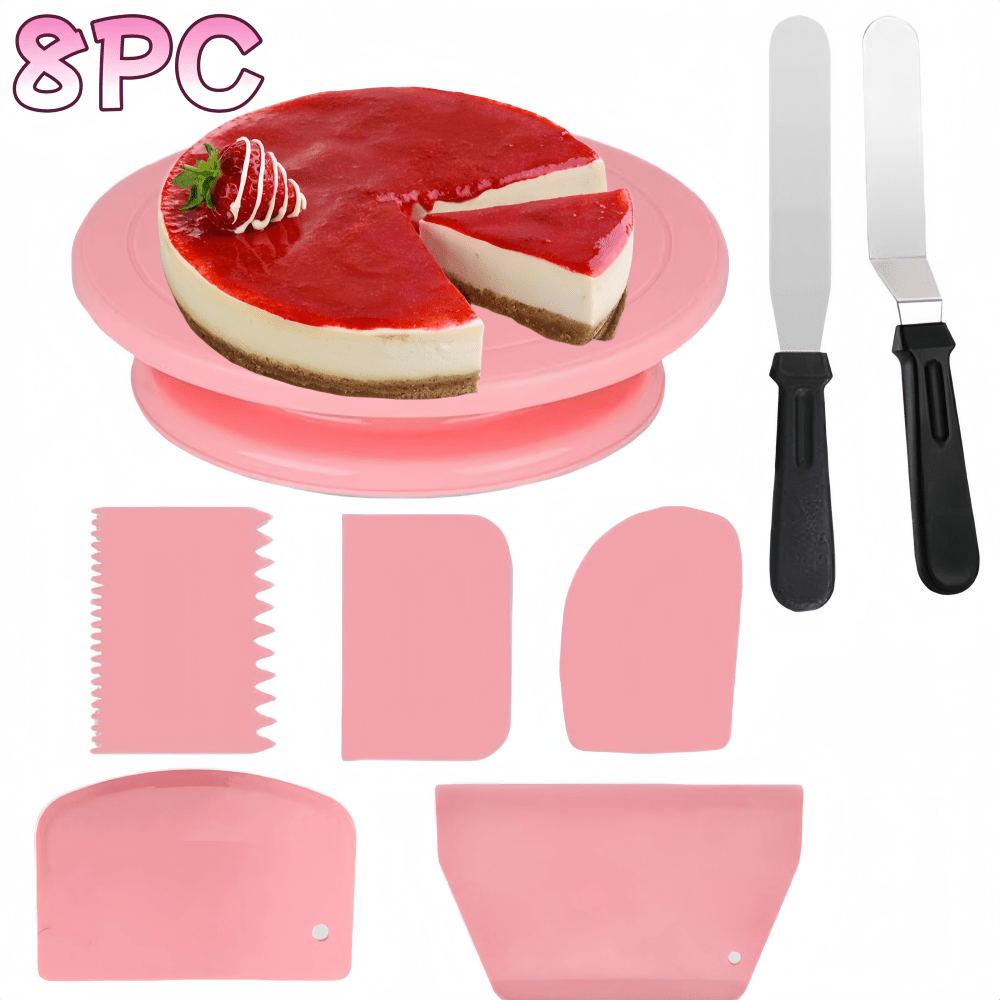 11-Inch Rotating Turntable, Carving Wheel Rotating Cake Stand, Lightweight Spray Painting Rotating Platform, Cake Baking Set, Suitable For Rotating Items During Painting, Creative Arts, Cake Decorating, Flower Arranging, Model Making And Other DIY Projects, Available In Multiple Colors