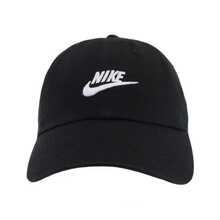 Nike Logo Cotton Baseball Cap, Unisex And Couple Style. - Black - View 3