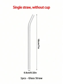 1个400毫升双层隔热玻璃杯，透明高硼硅玻璃耐热咖啡杯，办公茶杯，果汁杯，适合夏季、饮用酒精饮料、抹茶等。大容量户外旅行便携饮料果汁杯，冬夏皆宜，生日、节日派对礼物、圣诞礼物。 - 無色 - 查看 9