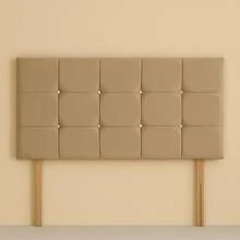 3ft Single Plush Velvet Cube Headboard 20inches - Mink Velvet - View 12