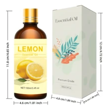 100ml/30ml/10ml Lemon Essential Oil, Moisturizing Lemon Facial Oil, Smooth Skin Fragrance Skin Care Oil, Pure Plant Extract Essential Oil - Lemon Scent - View 14