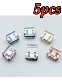 5pcs Invisible Pant Leg Shortener Clips, Non-Slip Pant Hem Clips, Frayless Hidden Pant Leg Fasteners, Non-Slip Pant Leg Fixers, No-Sew Hidden Pant Leg Closure Clips, Non-Slip Pant Leg Hanging Edge Clips. Pant Leg Fixation Device, Pant Leg Clips, Suitable For Custom Clothing, Can Be Used For Pant Hems, Clothing Corners, Pant Leg Shortening, Anti-Slip, Waterproof, Random Color - Multicolor - View 11