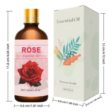 100ml/30ml/10ml Rose Essential Oil, Moisturizing Rose Facial Oil, Smooth Skin Fragrance Skin Care Oil, Pure Plant Extract Oil - Rose Scent - View 13