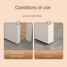 1pc Door Draft Stopper With Gray Fur, Soundproof And Air Conditioning Insulation Door Bottom Seal Strip