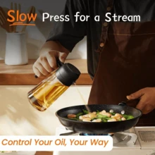 1pc Olive Oil Spray Bottle, Essential For Kitchen - 2-In-1 Olive Oil Sprayer, Suitable For Cookware, Air Fryer, Salad And Grilling - Black Olive Oil Mister Bottle, Ideal For Outdoor BBQ, Grill, Low-Fat Meals, Kitchen Use, Air Fryer And Camping. Lightweight And Portable, Suitable For Women, The Perfect Sprayer/Mister For Home Kitchen And Grilling.