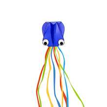 1 Set Large Octopus Kite, Long Tail, Elegant & Easy To Fly Beach Kite, Fun Toy For Adults (Red + Blue), Some Colors Random - Multicolor - View 6