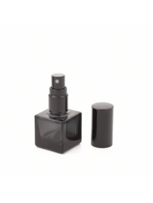 1pc 8ml Refillable Portable Perfume Atomizer Bottle, Light-Proof Sample Bottle - Black - View 5
