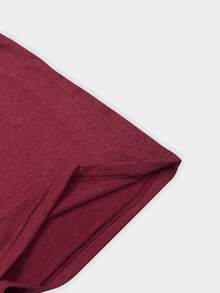 Women's Retro Casual Distressed Style Vest, A Versatile Basic Vest Suitable For Everyday Wear. Customizable Text And Graphic Prints Are Available. Summer - Red - View 5