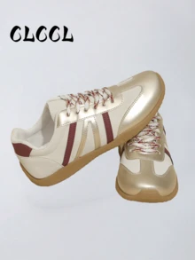 Giày thể thao đế bằng nữ kiểu dáng thường ngày mới năm 2026 - Nhiều màu - Xem 2