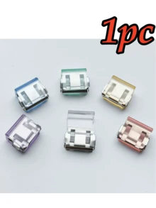 5pcs Invisible Pant Leg Shortener Clips, Non-Slip Pant Hem Clips, Frayless Hidden Pant Leg Fasteners, Non-Slip Pant Leg Fixers, No-Sew Hidden Pant Leg Closure Clips, Non-Slip Pant Leg Hanging Edge Clips. Pant Leg Fixation Device, Pant Leg Clips, Suitable For Custom Clothing, Can Be Used For Pant Hems, Clothing Corners, Pant Leg Shortening, Anti-Slip, Waterproof, Random Color - Multicolor - View 8