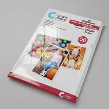 Papel Fotográfico 210GR 5760 DPI A4 210X297mm 50 Hojas Color Make  Hig Glossy Alto Brillo - Blanco - Ver 4