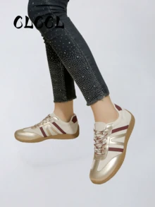 Giày thể thao đế bằng nữ kiểu dáng thường ngày mới năm 2026 - Nhiều màu - Xem 6