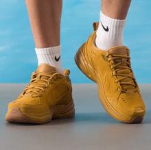 Nike Air Monarch IV Classic Versatile Lightweight Retro Casual Chunky Sneakers, Unisex - Brown - View 4
