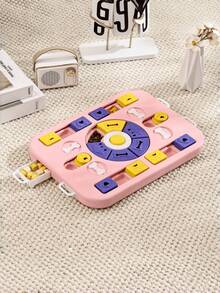 1pc Pet Feeder, Interactive Feeding Toy, Dog Puzzle Toy, Cat & Dog Universal Interactive Toy, Dog/Cat Foraging Bowl, Pet Training Toy, Dog Interactive Feeding Dish, Pet Bowl, Pet Feeding Game Tray With Divider, Pet Anti-Choke Bowl, Pet Supplies - Multicolor - View 8