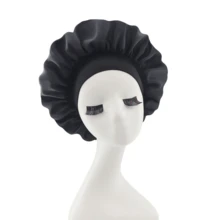 1pc Women's Fashion Satin Sleep Cap With Loose Tie - Soft And Smooth, Suitable For Curly And Straight Hair, Breathable And Comfortable, Suitable For Daily Wear, Sports And Special Occasions, Comfortable Sleepwear, Smooth Fabric Texture. Hair Sleep Cap - Multicolor - View 4