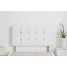 3ft Single Plush Velvet Cube Headboard 20inches - White Velvet - View 12