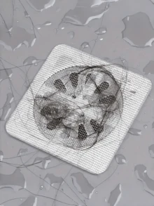 10pcs Kitchen Sink Drain Covers, Disposable Bathroom Hair Catcher Filters 4"X4", Bathroom Drain Clog Protector, Kitchen & Bathroom Drain Strainers, Drain Filters, Anti-Clogging Drain Filters, Sink Debris Trapping Pads, Drain Mosquito Barrier Nets, Household Kitchen Drain Blocking Supplies, Filtering Pads - Multicolor - View 4