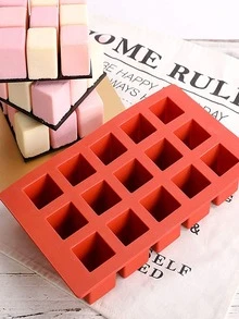 8/9/15 Shell-Shaped, 15 Cube-Shaped, 15/24/28 Round-Shaped, 8 Finger-Shaped Silicone Baking Molds, Non-Stick Cake Molds, Cupcake Molds, Chocolate Molds, Practical Kitchen Tools