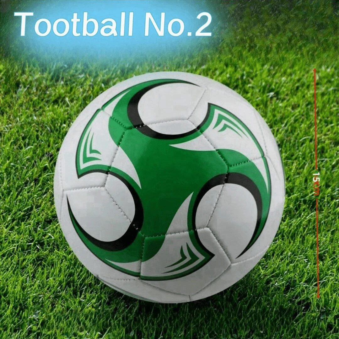 Size 2 Colorful Swirl Soccer Ball, Suitable For Students Outdoor Sports - Multicolor - View 1