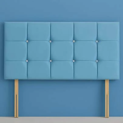 3ft Single Plush Velvet Cube Headboard 20inches