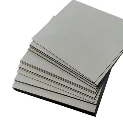 Carton De Agua Gris 2.0 Mm Media Carta 15 X 22 Cm (20 Pzas)