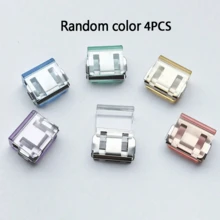 4pcs/10pcs Invisible Pant Leg/Length Adjustable Clips. Prevent Pants From Dragging On The Ground. Seamless Hidden Pant Leg Clips. Suitable For Jeans And Casual Pants, Water-Resistant And Portable, Can Be Used For Clothing Alterations, Hem, Edge, And Pant Length Adjustment.