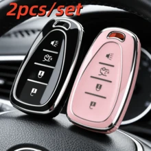 适用于雪佛兰Chevy Spark Cruze Malibu Camaro Equinox Traverse Bolt Trax的2个汽车钥匙壳保护套 - 彩色 - 查看 13