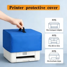Printer Cover, Heavy-Duty 300D Oxford Cloth Printer Cover, Waterproof, Dustproof, UV-Resistant, Reinforced Top Handle Design And Foldable Storage. Suitable For EcoTank ET-2800/ET-2850/ET-2400, Pixma MG3620, TR8620a, TR4720 And Most Other Printer Models.,Women's Day,Travel Essentials,Wedding Favours,Y2k,Bedroom,Car Accessories Women,Kitchen Deccor,Kitchen Decor,Household Items - Black - View 5