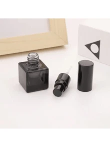 1pc 8ml Refillable Portable Perfume Atomizer Bottle, Light-Proof Sample Bottle - Black - View 4