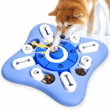 1pc Pet Feeder, Interactive Feeding Toy, Dog Puzzle Toy, Cat & Dog Universal Interactive Toy, Dog/Cat Foraging Bowl, Pet Training Toy, Dog Interactive Feeding Dish, Pet Bowl, Pet Feeding Game Tray With Divider, Pet Anti-Choke Bowl, Pet Supplies - Multicolor - View 2