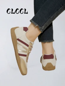 Giày thể thao đế bằng nữ kiểu dáng thường ngày mới năm 2026 - Nhiều màu - Xem 5