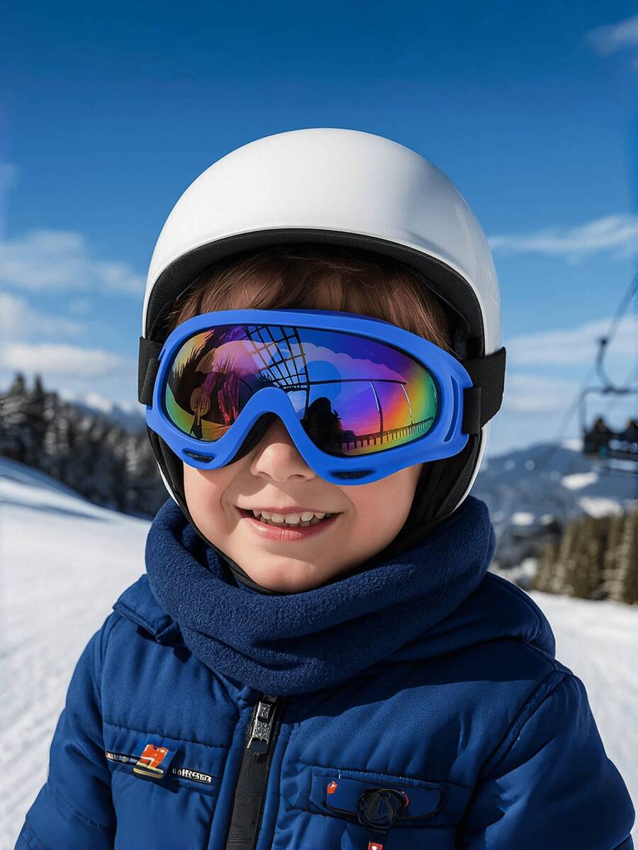 1PCSSki Goggles And Snowboard Goggles For Kids, Girls, Boys, Youth, - Multicolor - View 1